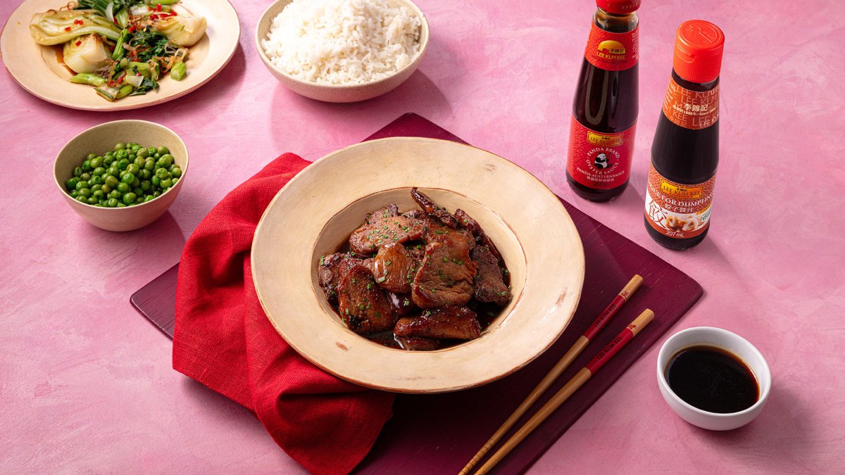 Kriegergericht mit Sojaglasur (Schweinefilet)