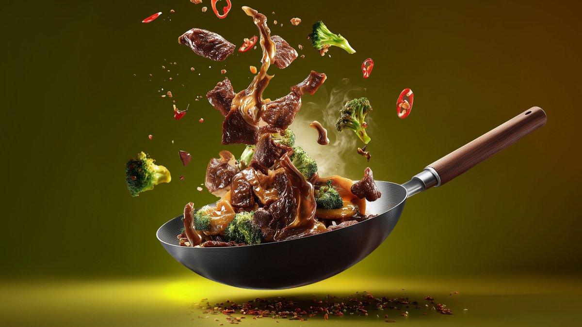 Rindfleisch mit Brokkoli